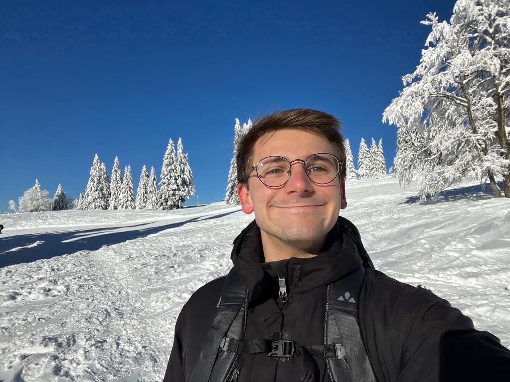 Me hiking near Freiburg Me hiking near Freiburg